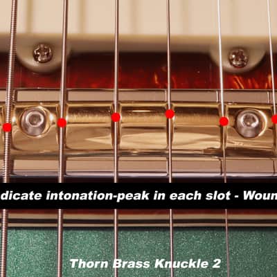 THORN Brass Knuckle 2 for Wound-G - Replacement bridge for Jazzmaster/Jaguar/Mustang - Polished or Aged image 4