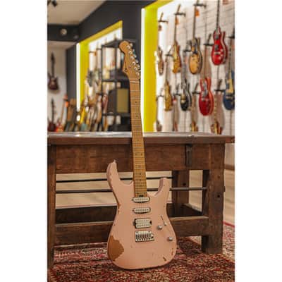 CHARVEL Rick Graham Signature Pro-Mod DK24 2PT Worn Shell Pink image 3