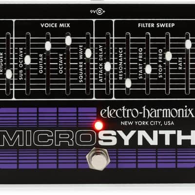 Electro-Harmonix Micro Synth Analog Guitar Synthesizer Pedal image 2