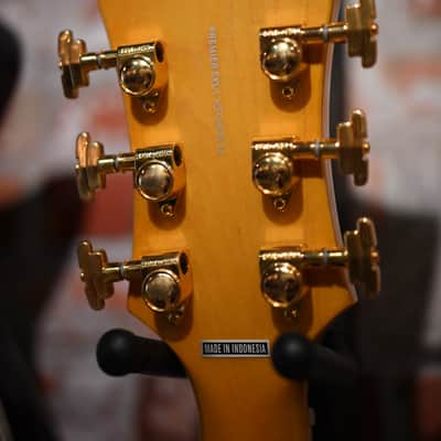 D'Angelico Premier EXL-1 Hollow Body Archtop - Satin Honey Blonde image 4