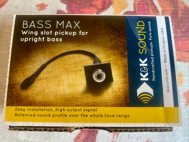 K&K Sound Bass Max Upright Bass Transducer Pickup image 1