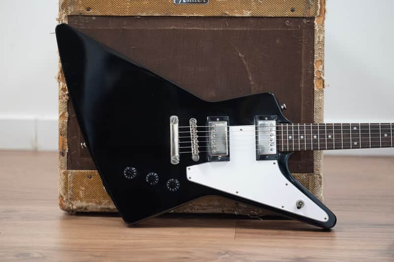 2020 Epiphone Explorer - in Ebony Black image 1