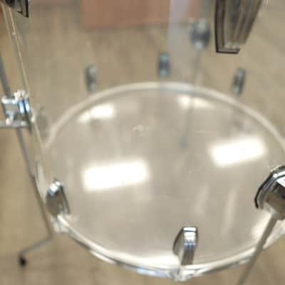 1970s Ludwig Vistalite 20" Floor Tom (Clear) image 10
