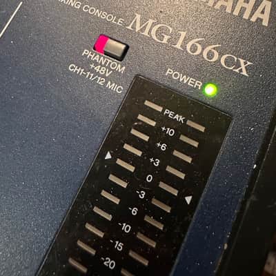 Yamaha MG166CX 16 Channel Mixer 2010s Blue image 3