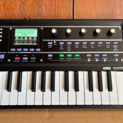 Korg MicroKORG 2 MBK 37-Key Synthesizer/Vocoder limited edition Metallic Black w/ box image 4