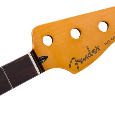 Fender Player II Series Jazz Bass Neck, 20 Med Jumbo, Rosewood, 9.5", Modern C image 3