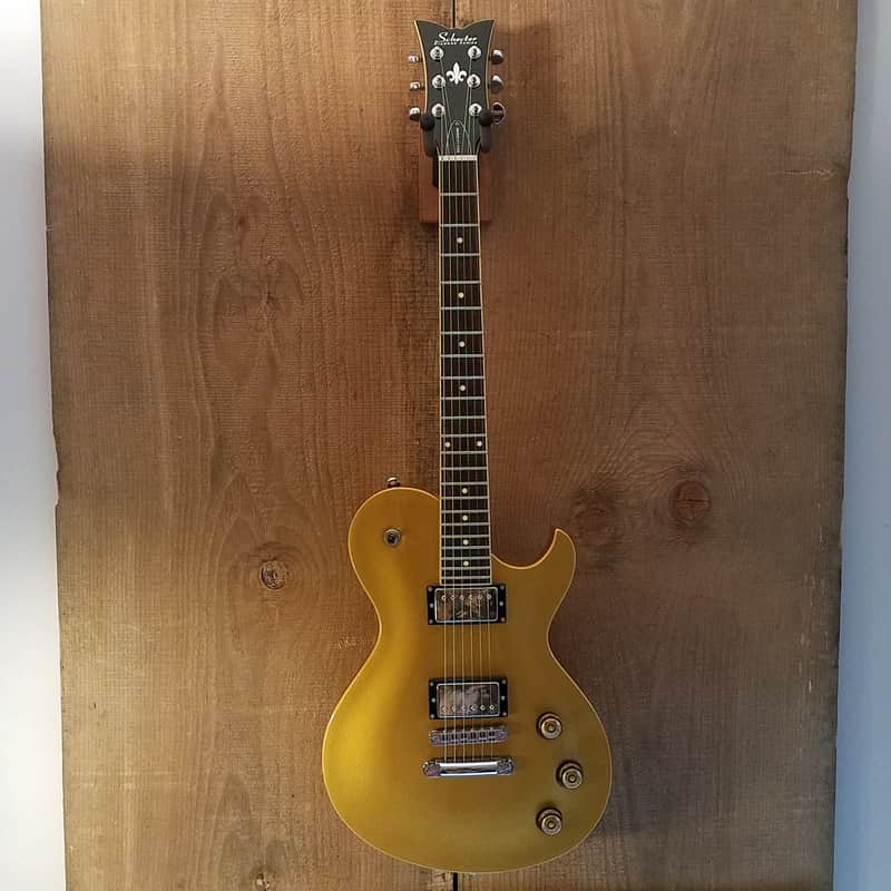 Schecter Solo 6 Standard Gold Top Electric Guitar Used | Reverb