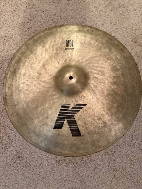 Zildjian 20" K Custom Ride Cymbal 1988 - Present - Brilliant image 1