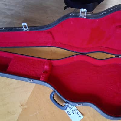 Gibson SG Hard Case 1970s - Black/ Red Inside image 2