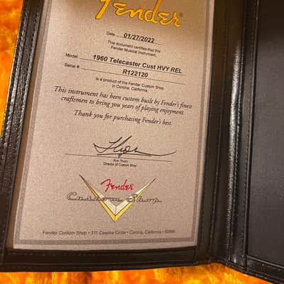 Fender 1960 Custom Shop Telecaster Vintage White Heavy Relic image 16
