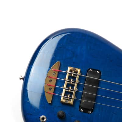1991 Alembic Essence Bass - Transparent Blue - Figured Maple! image 17