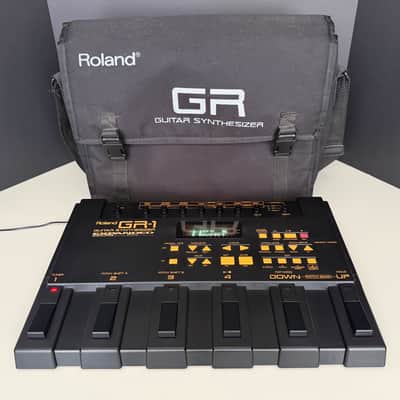 Roland GR-1 Guitar Synthesizer Expanded 6MB w/ Original Case Manual Power Supply
