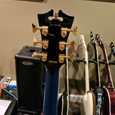 D'Angelico Excel DC Shoreline Semi-Hollow with Bigsby 2010s - Indigo image 8