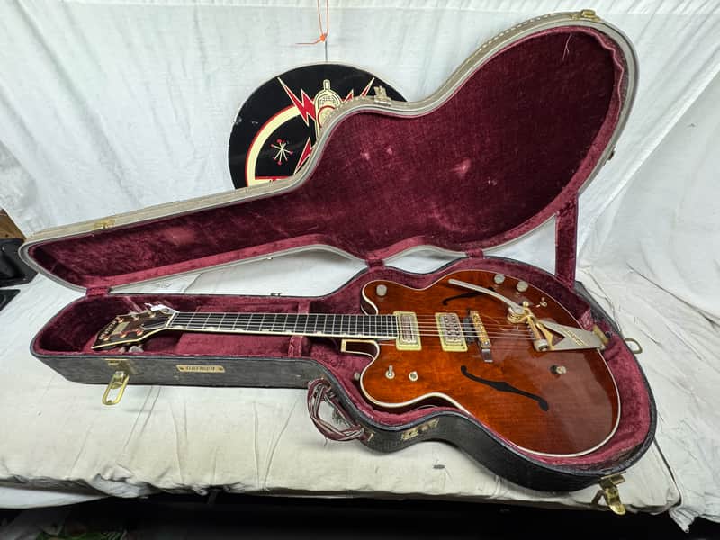Gretsch 6122 G6122 The Chet Atkins Country Gentleman Hollowbody Guitar with Case - modified 1964 - Fair