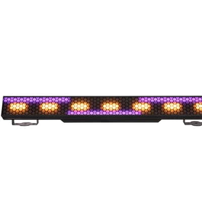 American DJ ELE180 Elektron Bar FX;1-meter strobe &blinder Features seven 40W amber LEDs (1800K) for brilliant blinder effects and 528 RGB SMD LEDs for vibrant color chases image 2