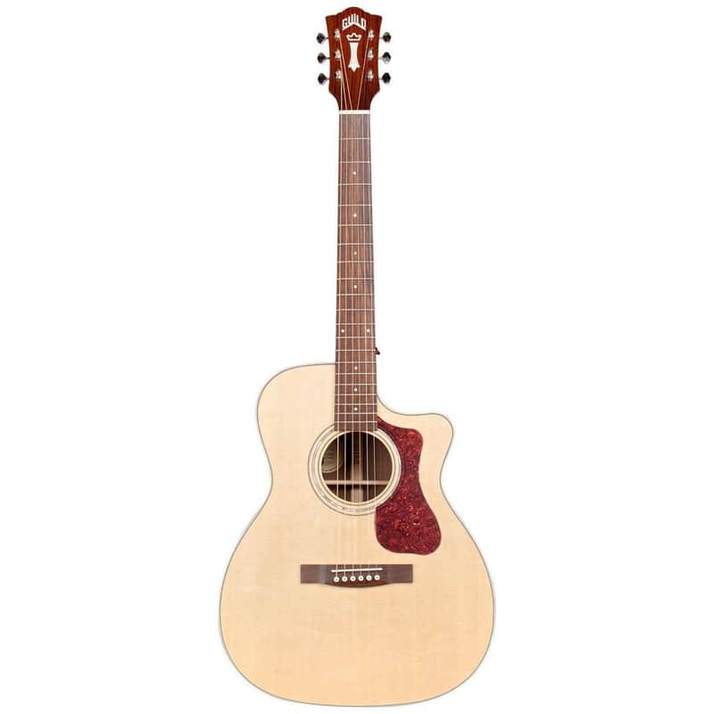 Guild OM-150CE Orchestra Natural Electric Acoustic Pau Ferro image 1