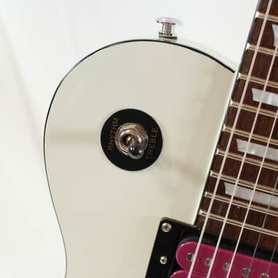 HardLuck Kings Bossman LP Style Electric Guitar in White image 9
