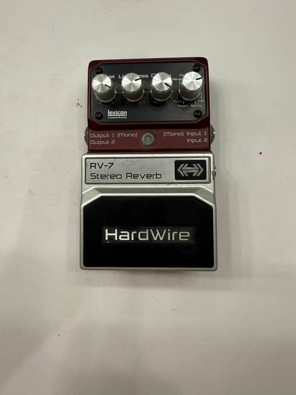 Digitech RV-7 Hardwire Stereo Reverb Digital Lexicon Guitar Effect Pedal image 1