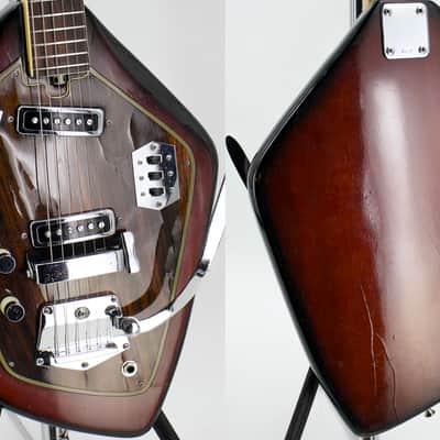 Used AS/IS Domino Californian Sunburst Electric Guitar image 10