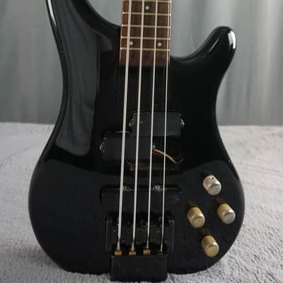 Fernandes Headless Bass MIJ Black w/ EMG PJ Pickups Vintage image 1