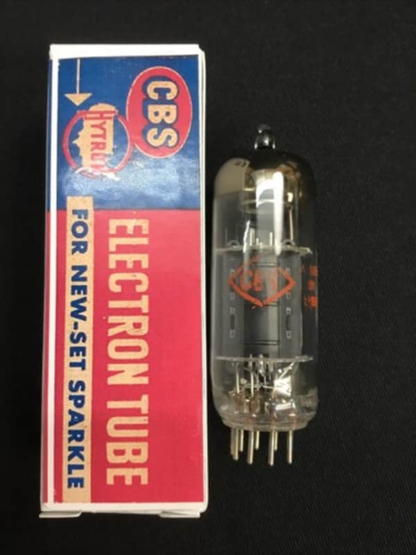 CBS 12BZ7 Dual Triode Black Plates AUDIO AMPLIFIER VACUUM TUBE Tested 4.2096-D image 1
