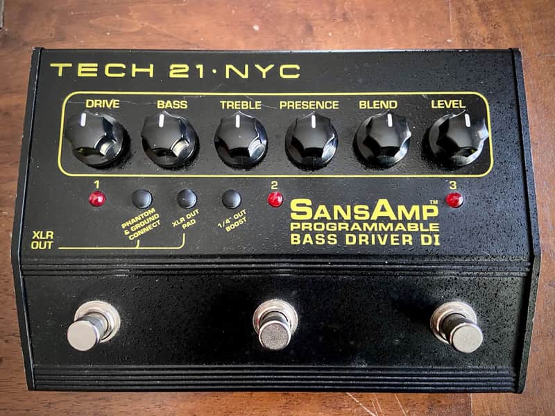 Tech 21 Sansamp Programmable Bass Driver