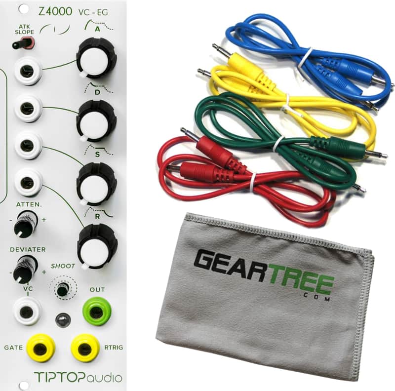 Tiptop Z4000 NS Voltage Controlled Envelope Generator Module w/ 4 Cables and Cloth image 1