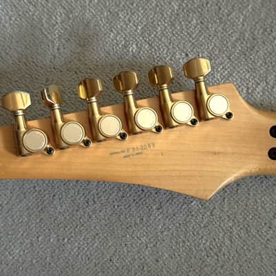 1993 Vintage Ibanez S540FM Royal Green Sunburst MIJ image 13
