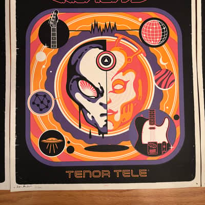 Fender Rare Alternate Reality Sixty-Six Store Promo Poster, Only 300 Made, Ivan Minsloff Set of 5 image 4