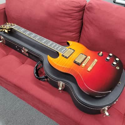 Gibson SG Supreme with Case 2004 - Lava Burst image 6