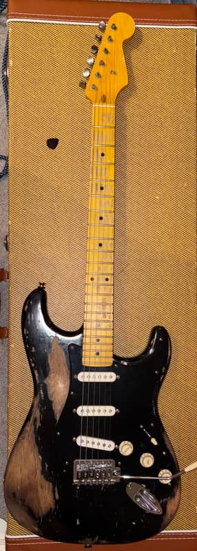 Early 2000’s Black Fender Stratocaster image 1