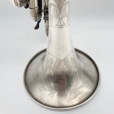 No Name High/Low Pitch Bb Cornet Silver image 3
