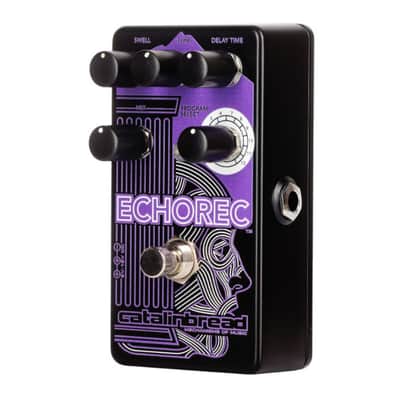 Catalinbread ECHOREC Multi-Head Delay Guitar Effects Pedal with Tone Knob, Swell Knob, and Arpeggio Chording (Purple) image 3