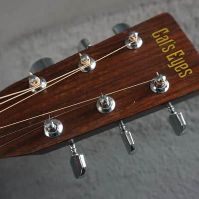 Cat's Eyes/Tokai CE-200 Japan Acoustic Guitar w/ Hard Case image 8