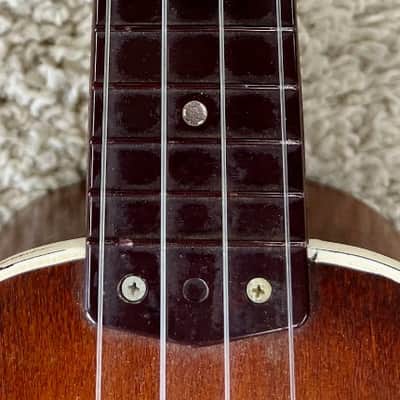 Very Cool 1950s Vintage Harmony Soprano Ukulele with Hard Sun Case - Used image 3