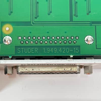 Studer 8-Channel Analog Line Out Card for D21m & D23m Modular I/O System image 4