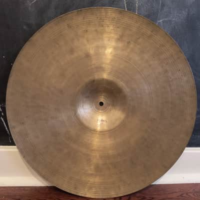 Vintage 1940s A Avedis Zildjian Trans Transition Stamp 18" Crash Ride Cymbal 1704g image 2