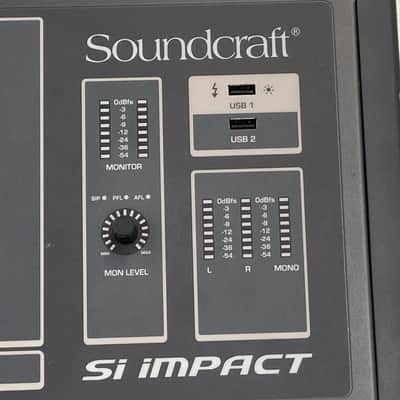 Soundcraft Si Impact 32-Channel Digital Mixer 2010s - Black image 1