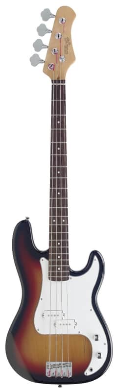 Stagg P300-SB Standard P Bass Guitar Sunburst image 1