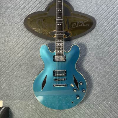 Firefly FF338 PRO LAST ONE! Metallic Blue Foo Fighters Dave Grohl 335 Gibson Trini Lopez image 5