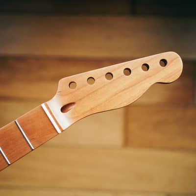 Telecaster Neck – Roasted Maple | 22 Stainless Steel Frets | Nitro Satin Finish | Bone Nut image 2