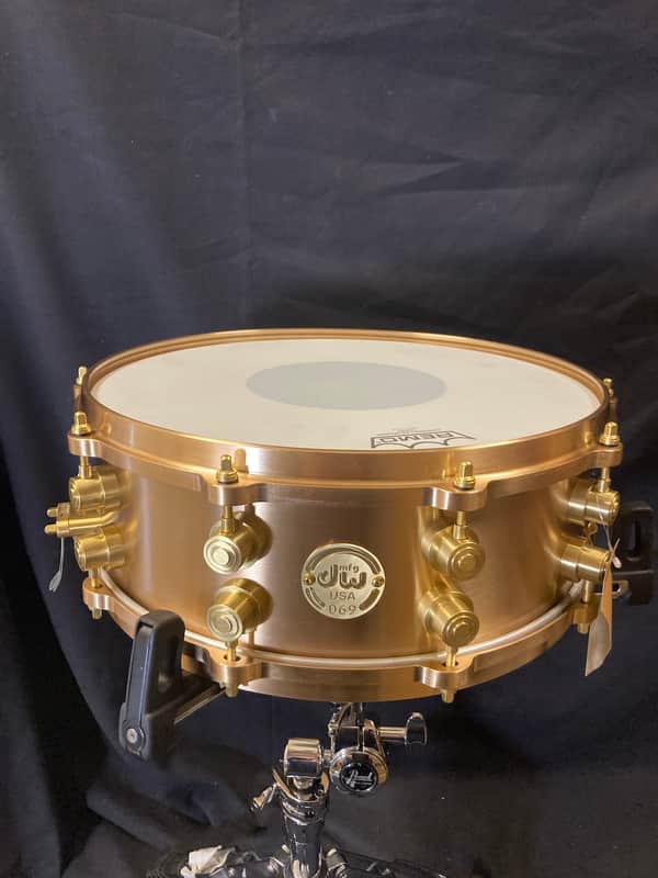 DW - 5x14" True Cast Bronze Snare Drum, New in Case, #069 2010's image 1