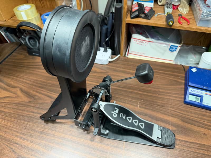 Roland KD-10 V-Kick V-Drum Trigger Pad Bass w/DW 2000 Kick Drum Pedal - X1N4309 image 1