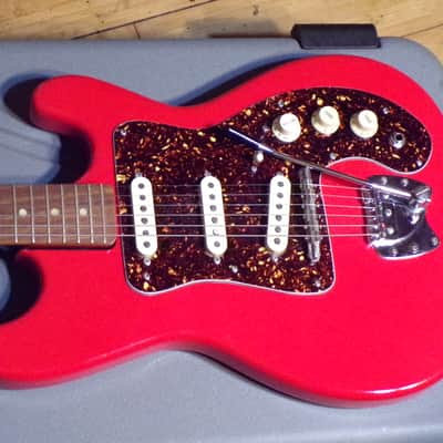 Vintage Hagstrom Futurama III 1964? custom build with fender locking tuners and electronics, kings neck, made in sweden image 5