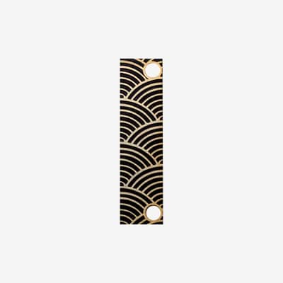 Big T Music Ltd 2hp 1U Gap Banisher Eurorack Blanking Panel Black & Gold image 2