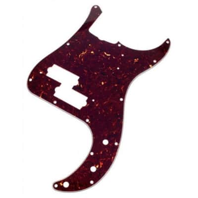 FENDER - Pickguard  Precision Bass (with Truss Rod Notch)  13-Hole Vintage Mount  Brown Tortoise Shell  4-Ply - 0992021000 image 2