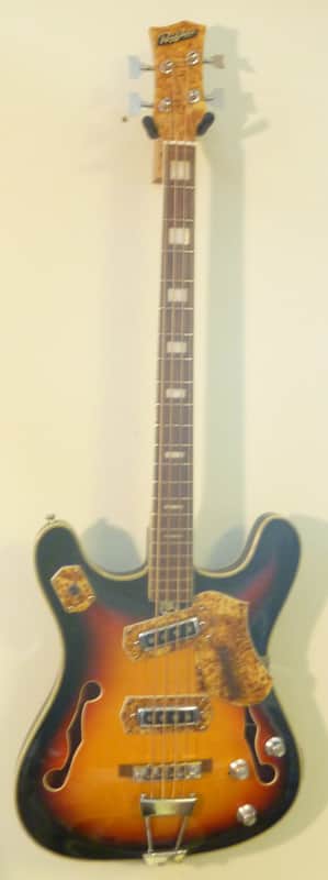 BRUNO Royal Artist Bass Guitar 1960s Sunburst image 1