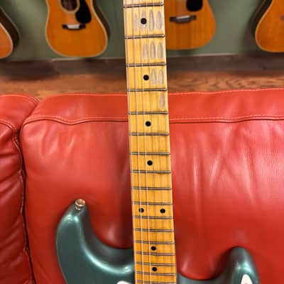 2024 Fender Custom Shop Limited Edition '57 Stratocaster Reissue Relic Faded Sherwood Metallic Green image 8