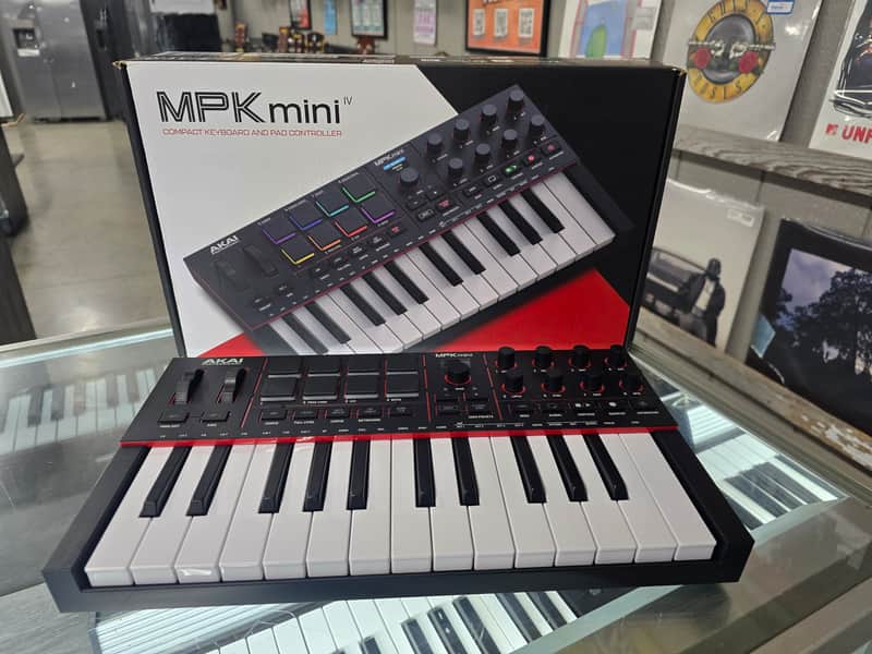 Akai MPK Mini MKIV 25-Key MIDI Controller 2026 - Present - Black image 1