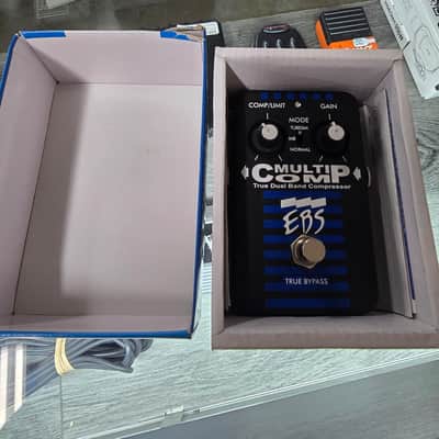 EBS MultiComp Studio Edition True Dual Band Compressor Pedal 2010s - Black/Blue image 9